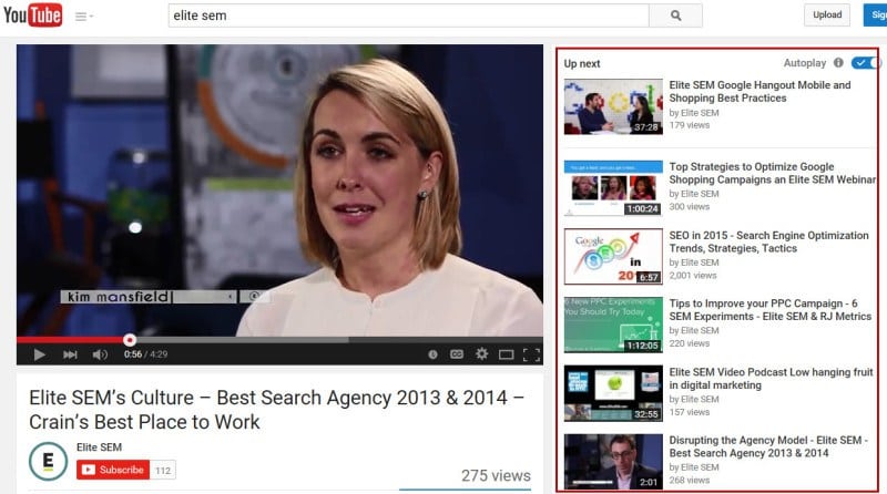 الفيديوهات المقترحة من يوتيوب