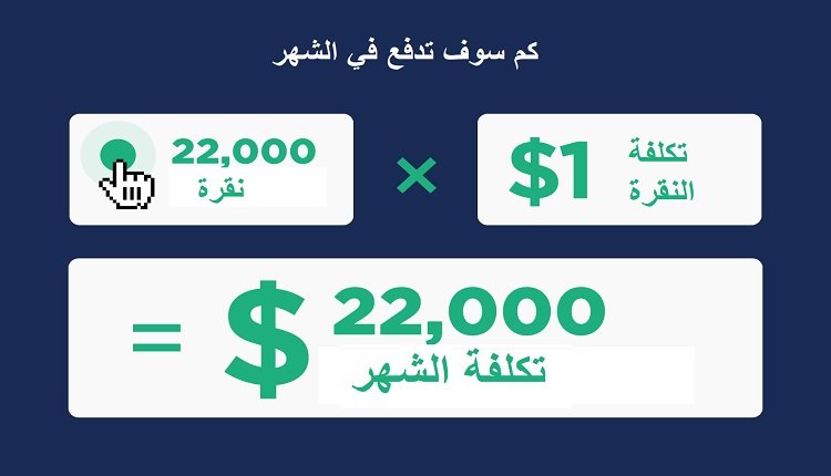 تكلفة كل نقرة من جوجل تكلفة كل نقرة من جوجل
